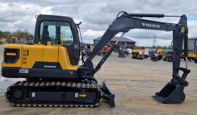 2017 Volvo EC55D Mini Excavators For Auction: Leeds, UK – 30th April, 1st, 2nd & 3rd May 25 full