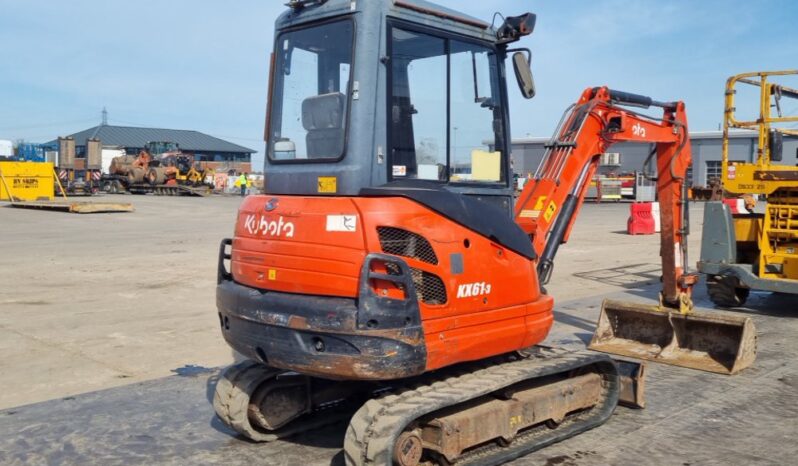 2015 Kubota KX61-3 Mini Excavators For Auction: Leeds, UK – 30th April, 1st, 2nd & 3rd May 25 full