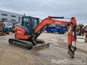 2016 Kubota U48-4 Mini Excavators For Auction: Leeds, UK – 30th April, 1st, 2nd & 3rd May 25 full