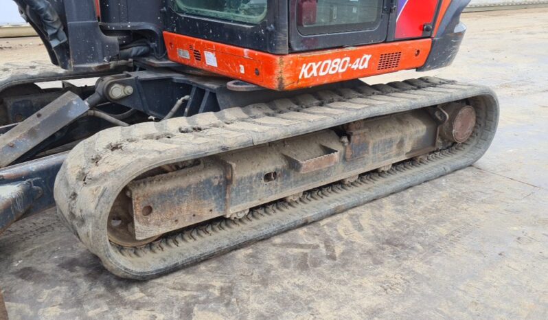 2019 Kubota KX080-4A 6 Ton+ Excavators For Auction: Leeds, UK – 30th April, 1st, 2nd & 3rd May 25 full