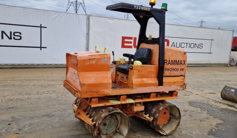 Rammax RW2900-HF Rollers For Auction: Leeds, UK – 30th April, 1st, 2nd & 3rd May 25