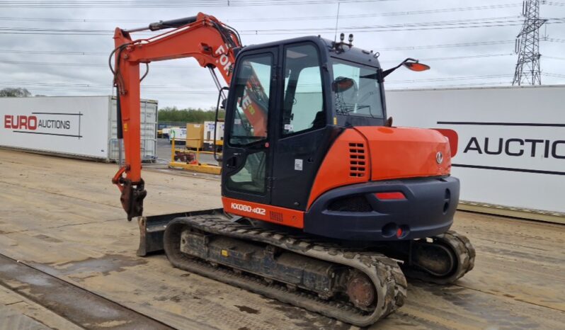 2020 Kubota KX080-4A2 6 Ton+ Excavators For Auction: Leeds, UK – 30th April, 1st, 2nd & 3rd May 25 full