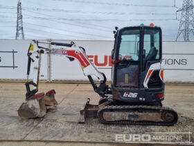 2020 Bobcat E26 Mini Excavators For Auction: Leeds, UK – 30th April, 1st, 2nd & 3rd May 25 full