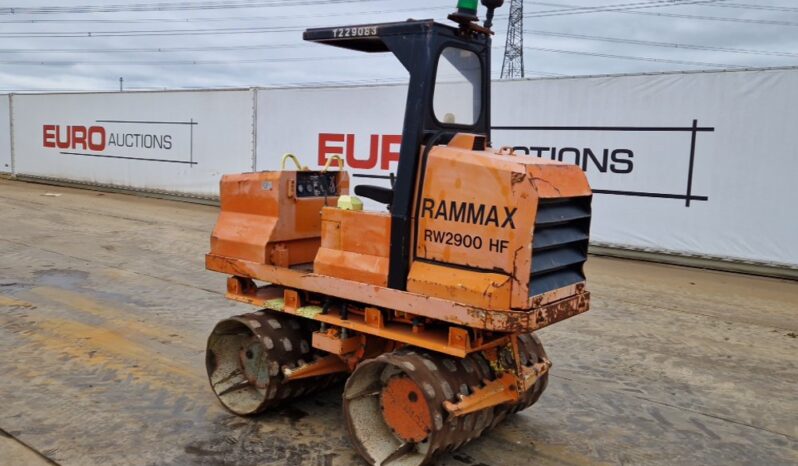 Rammax RW2900-HF Rollers For Auction: Leeds, UK – 30th April, 1st, 2nd & 3rd May 25 full