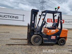 2018 Doosan D30GP Forklifts For Auction: Leeds, UK – 30th April, 1st, 2nd & 3rd May 25 full