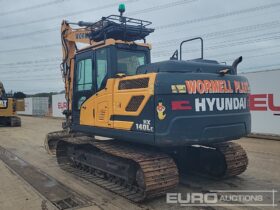 2018 Hyundai HX140LC 10 Ton+ Excavators For Auction: Leeds, UK – 30th April, 1st, 2nd & 3rd May 25 full