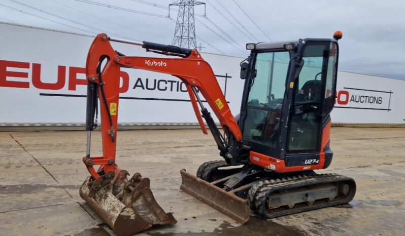 2020 Kubota U27-4 Mini Excavators For Auction: Leeds, UK – 30th April, 1st, 2nd & 3rd May 25