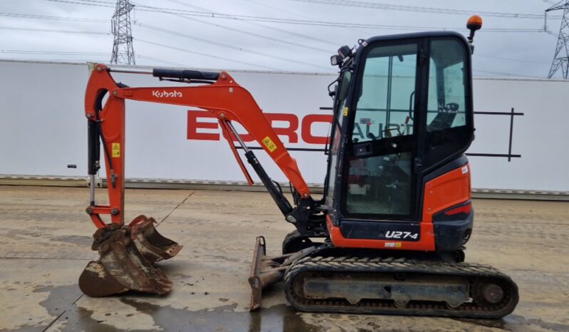 2020 Kubota U27-4 Mini Excavators For Auction: Leeds, UK – 30th April, 1st, 2nd & 3rd May 25 full
