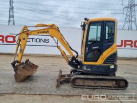 2018 Hyundai ROBEX 30Z-9AK Mini Excavators For Auction: Leeds, UK – 30th April, 1st, 2nd & 3rd May 25 full