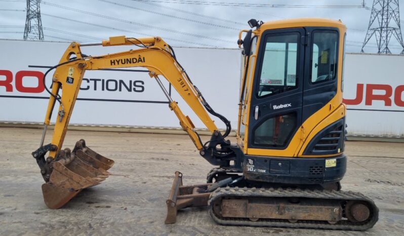 2018 Hyundai ROBEX 30Z-9AK Mini Excavators For Auction: Leeds, UK – 30th April, 1st, 2nd & 3rd May 25 full