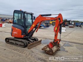 2020 Kubota U27-4 Mini Excavators For Auction: Leeds, UK – 30th April, 1st, 2nd & 3rd May 25 full