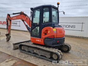 2016 Kubota U48-4 Mini Excavators For Auction: Leeds, UK – 30th April, 1st, 2nd & 3rd May 25 full