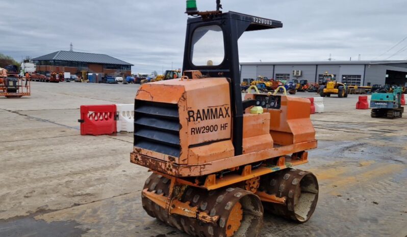 Rammax RW2900-HF Rollers For Auction: Leeds, UK – 30th April, 1st, 2nd & 3rd May 25 full