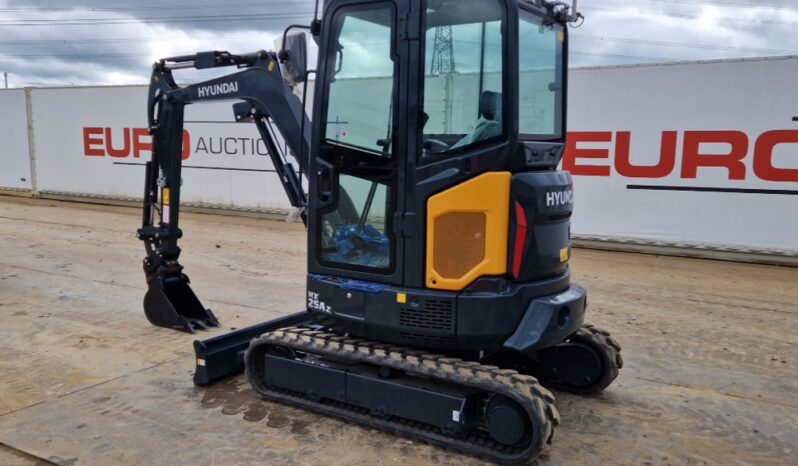 Unused 2024 Hyundai HX25AZ Mini Excavators For Auction: Leeds, UK – 30th April, 1st, 2nd & 3rd May 25 full