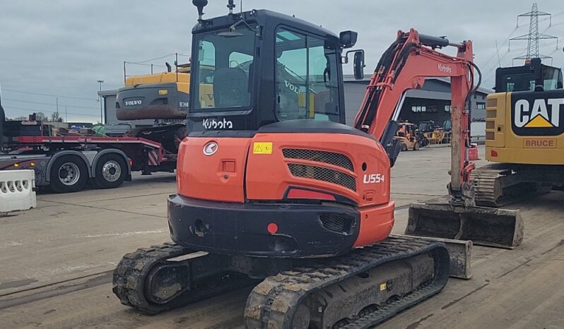 2016 Kubota U55-4 Mini Excavators For Auction: Leeds, UK – 30th April, 1st, 2nd & 3rd May 25 full