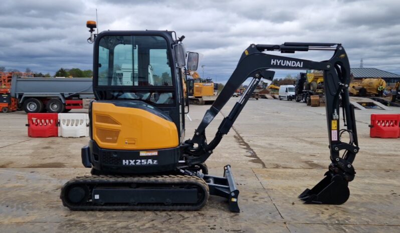 Unused 2024 Hyundai HX25AZ Mini Excavators For Auction: Leeds, UK – 30th April, 1st, 2nd & 3rd May 25 full