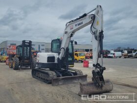 2019 Bobcat E85 6 Ton+ Excavators For Auction: Leeds, UK – 30th April, 1st, 2nd & 3rd May 25 full