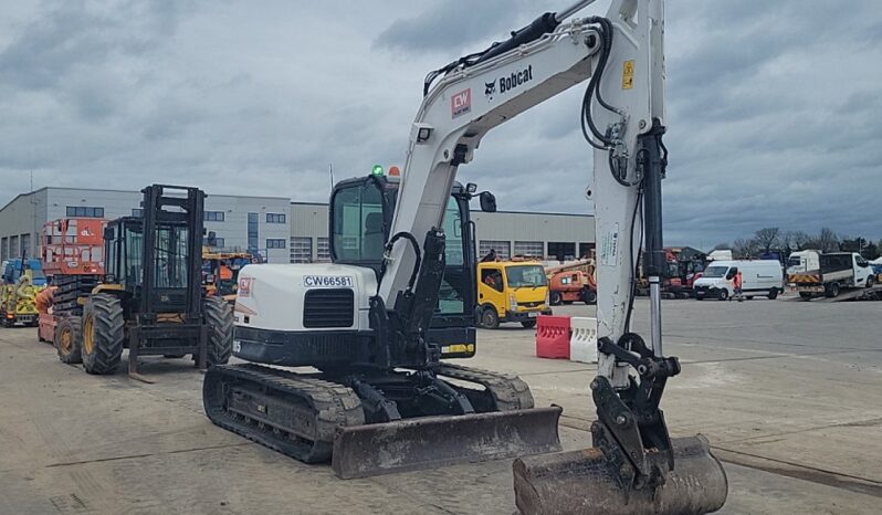 2019 Bobcat E85 6 Ton+ Excavators For Auction: Leeds, UK – 30th April, 1st, 2nd & 3rd May 25 full