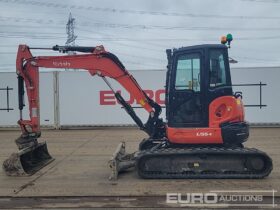 2016 Kubota U55-4 Mini Excavators For Auction: Leeds, UK – 30th April, 1st, 2nd & 3rd May 25 full