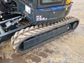 Unused 2024 Hyundai HX25AZ Mini Excavators For Auction: Leeds, UK – 30th April, 1st, 2nd & 3rd May 25 full