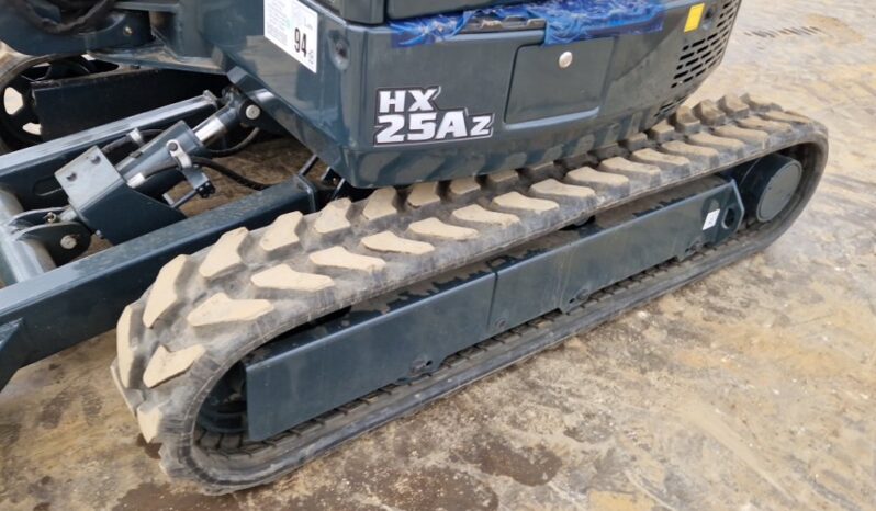 Unused 2024 Hyundai HX25AZ Mini Excavators For Auction: Leeds, UK – 30th April, 1st, 2nd & 3rd May 25 full
