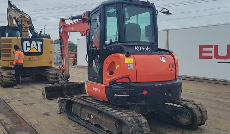 2016 Kubota U55-4 Mini Excavators For Auction: Leeds, UK – 30th April, 1st, 2nd & 3rd May 25 full