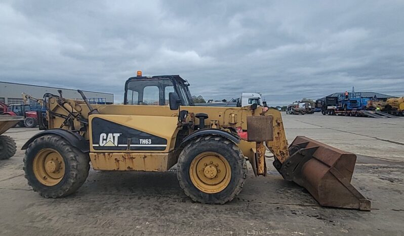 CAT TH63 Telehandlers For Auction: Leeds, UK – 30th April, 1st, 2nd & 3rd May 25 full