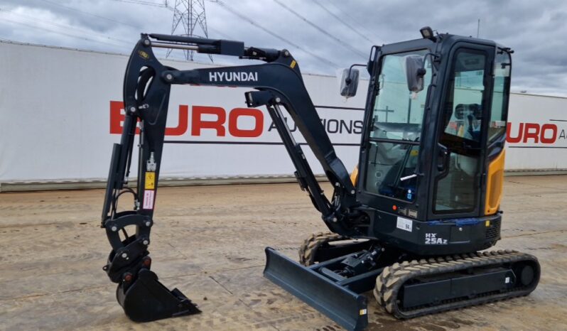 Unused 2024 Hyundai HX25AZ Mini Excavators For Auction: Leeds, UK – 30th April, 1st, 2nd & 3rd May 25