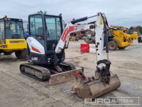2020 Bobcat E26 Mini Excavators For Auction: Leeds, UK – 30th April, 1st, 2nd & 3rd May 25 full