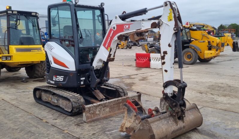 2020 Bobcat E26 Mini Excavators For Auction: Leeds, UK – 30th April, 1st, 2nd & 3rd May 25 full