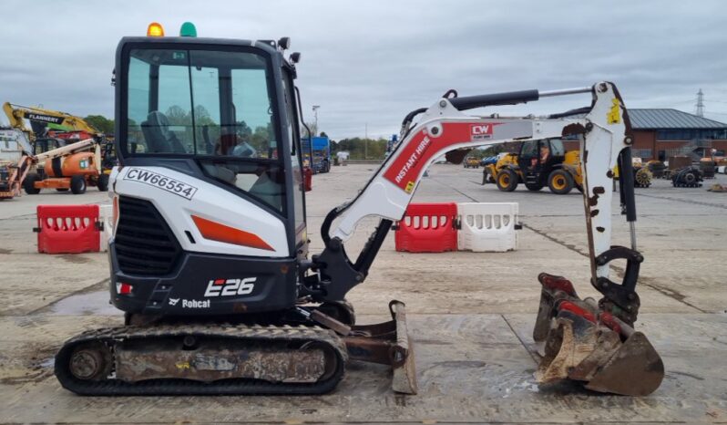 2020 Bobcat E26 Mini Excavators For Auction: Leeds, UK – 30th April, 1st, 2nd & 3rd May 25 full