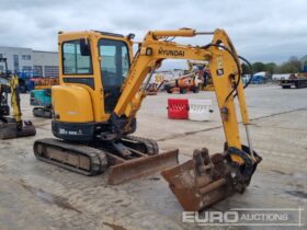 2018 Hyundai ROBEX 30Z-9AK Mini Excavators For Auction: Leeds, UK – 30th April, 1st, 2nd & 3rd May 25 full