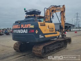 2018 Hyundai HX140LC 10 Ton+ Excavators For Auction: Leeds, UK – 30th April, 1st, 2nd & 3rd May 25 full