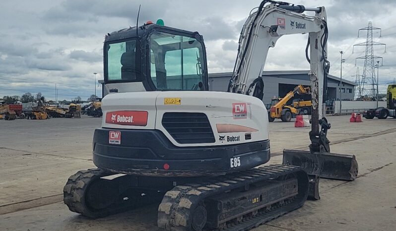 2019 Bobcat E85 6 Ton+ Excavators For Auction: Leeds, UK – 30th April, 1st, 2nd & 3rd May 25 full