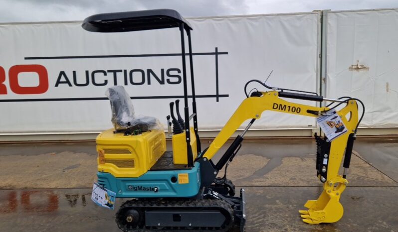 Unused 2025 DigMaster DM100 Micro Excavators For Auction: Dromore, NI – 16th & 17th May 2025 For Auction on 2025-05-17 full
