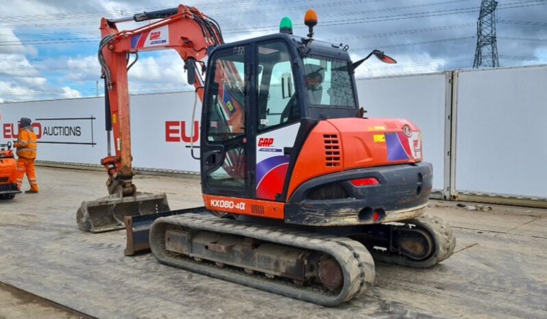2019 Kubota KX080-4A 6 Ton+ Excavators For Auction: Leeds, UK – 30th April, 1st, 2nd & 3rd May 25 full