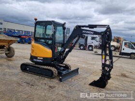 Unused 2024 Hyundai HX25AZ Mini Excavators For Auction: Leeds, UK – 30th April, 1st, 2nd & 3rd May 25 full