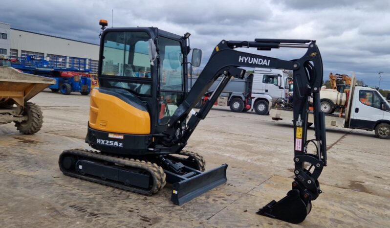Unused 2024 Hyundai HX25AZ Mini Excavators For Auction: Leeds, UK – 30th April, 1st, 2nd & 3rd May 25 full