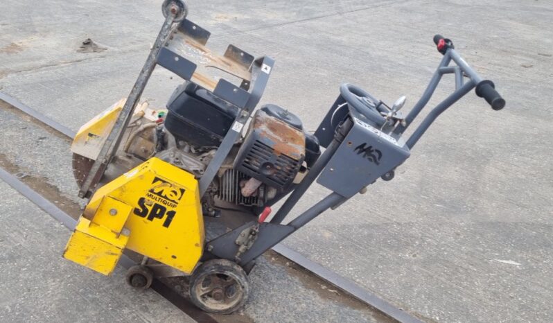Multiquip Petrol Floor Saw, Honda Engine Asphalt / Concrete Equipment For Auction: Leeds, UK – 30th April, 1st, 2nd & 3rd May 25 full
