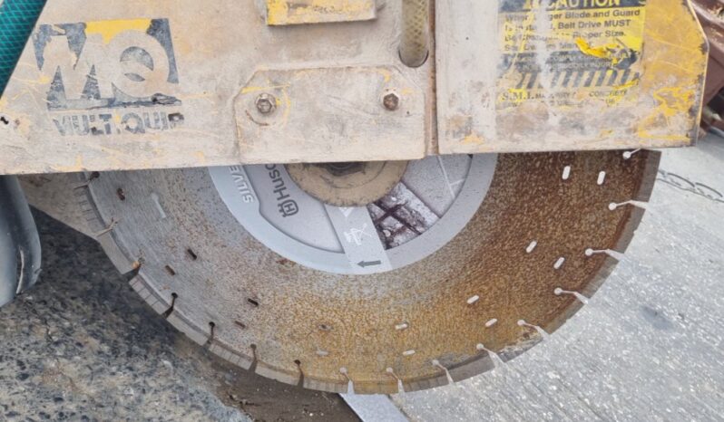 Multiquip Petrol Floor Saw, Honda Engine Asphalt / Concrete Equipment For Auction: Leeds, UK – 30th April, 1st, 2nd & 3rd May 25 full