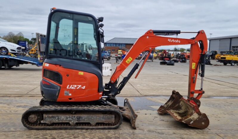 2020 Kubota U27-4 Mini Excavators For Auction: Leeds, UK – 30th April, 1st, 2nd & 3rd May 25 full