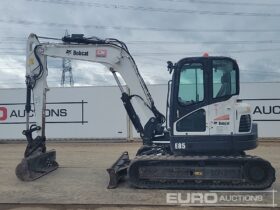 2019 Bobcat E85 6 Ton+ Excavators For Auction: Leeds, UK – 30th April, 1st, 2nd & 3rd May 25 full