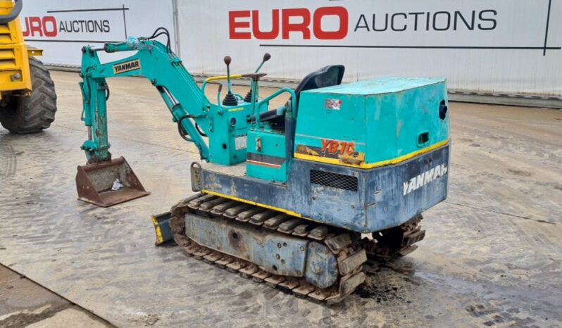 Yanmar YB10 Mini Excavators For Auction: Leeds, UK – 30th April, 1st, 2nd & 3rd May 25 full