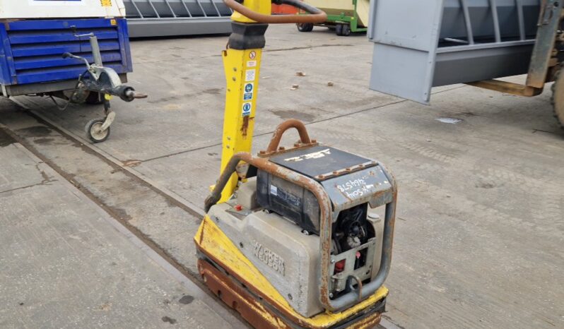 Wacker Neuson Diesel Compaction Plate, Hatz Engine Asphalt / Concrete Equipment For Auction: Leeds, UK – 30th April, 1st, 2nd & 3rd May 25 full