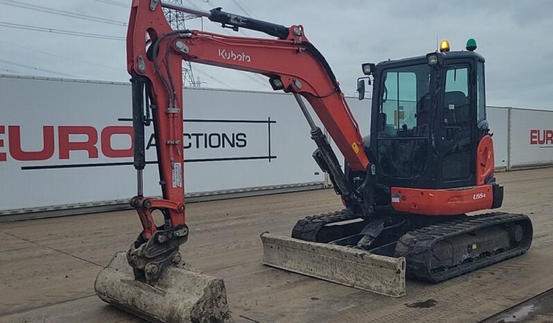 2016 Kubota U55-4 Mini Excavators For Auction: Leeds, UK – 30th April, 1st, 2nd & 3rd May 25