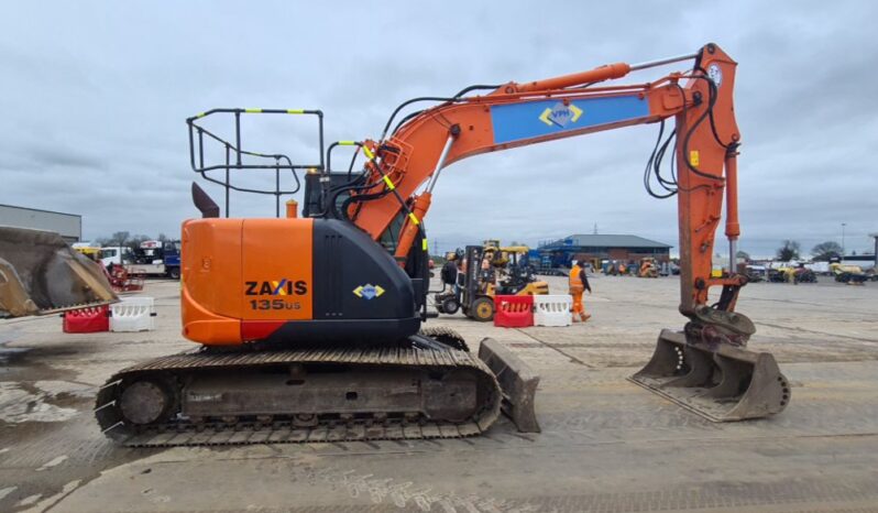 2015 Hitachi ZX135US-5B 10 Ton+ Excavators For Auction: Leeds, UK – 30th April, 1st, 2nd & 3rd May 25 full