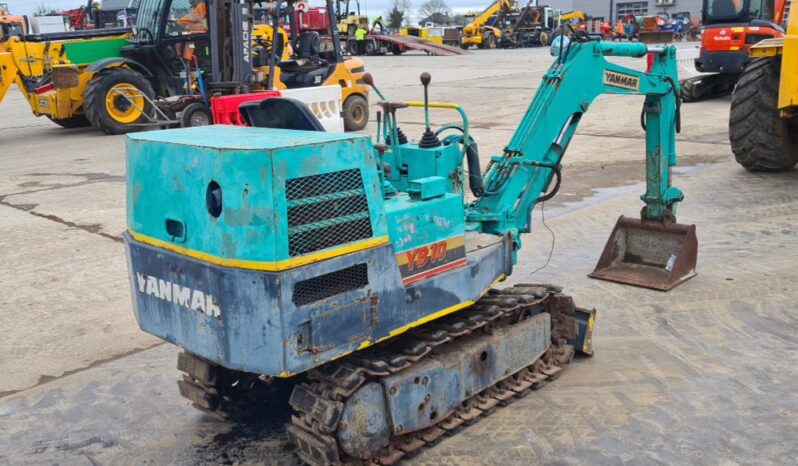Yanmar YB10 Mini Excavators For Auction: Leeds, UK – 30th April, 1st, 2nd & 3rd May 25 full