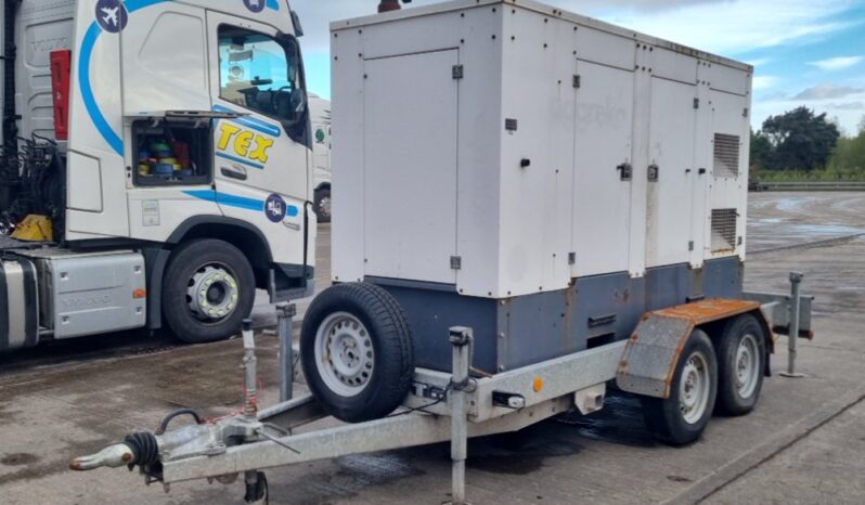 Bruno 125kVA Twin Axle Generator, FPT Engine (Spares) (Parts Missing) Generators For Auction: Leeds, UK – 30th April, 1st, 2nd & 3rd May 25