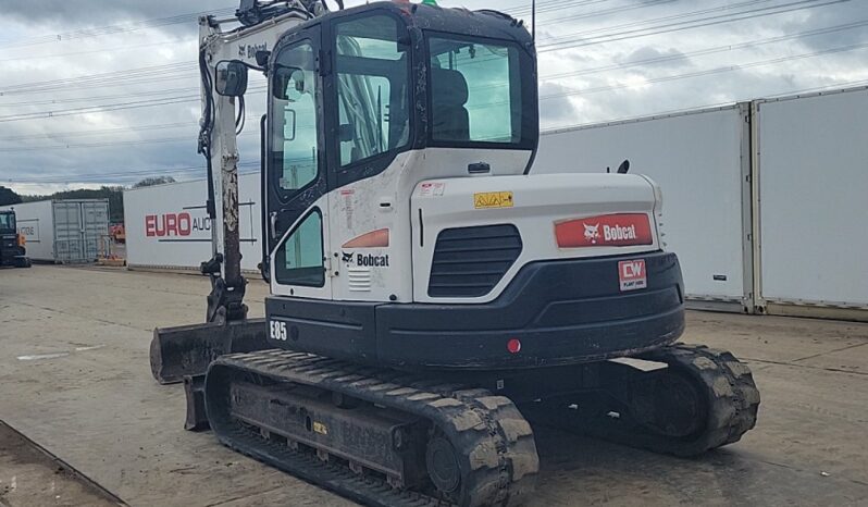 2019 Bobcat E85 6 Ton+ Excavators For Auction: Leeds, UK – 30th April, 1st, 2nd & 3rd May 25 full