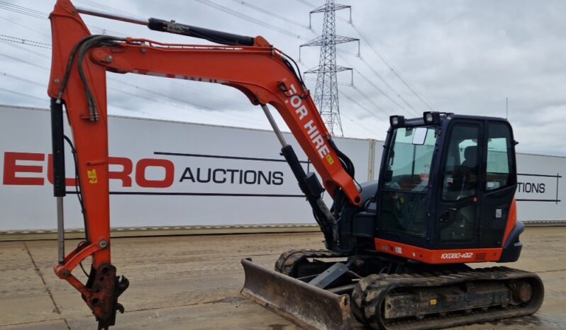 2020 Kubota KX080-4A2 6 Ton+ Excavators For Auction: Leeds, UK – 30th April, 1st, 2nd & 3rd May 25